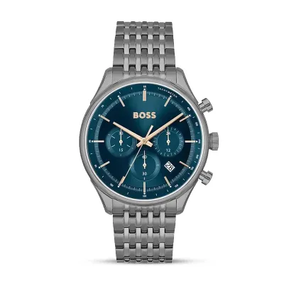 Hugo Boss Gregor Chronograph Blue Dial Men's Watch 